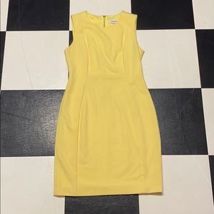 Yellow Calvin Klein Dress 🌼